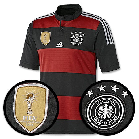 Germany เสื้อเยอรมัน 4 ดาว พร้อมอาร์มแชมป์โลก ทีมเยือน