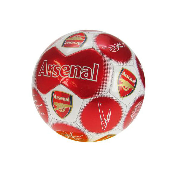 Arsenal mini Ball ลูกฟุตบอล อาร์เซน่อล พร้อมลายเซ็นต์นักเตะ (มินิบอล)