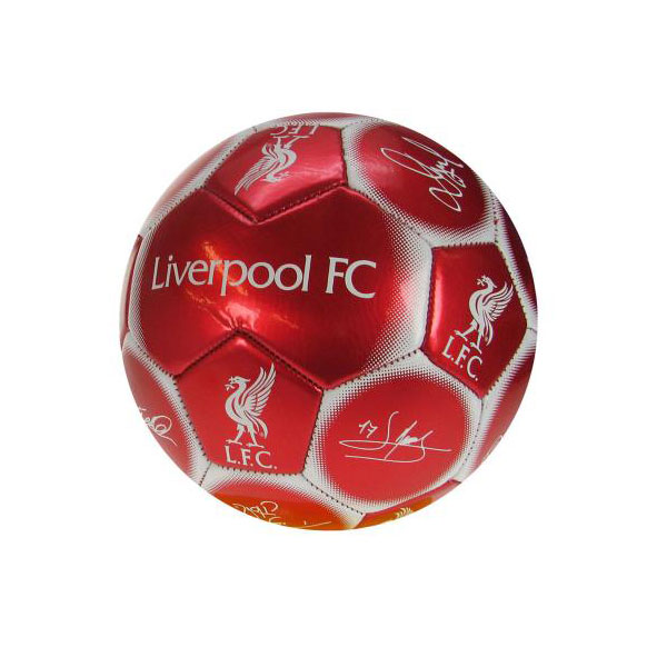 Liverpool mini Ball ลูกฟุตบอล ลิเวอร์พลู พร้อมลายเซ็นต์นักเตะ (มินิบอล)