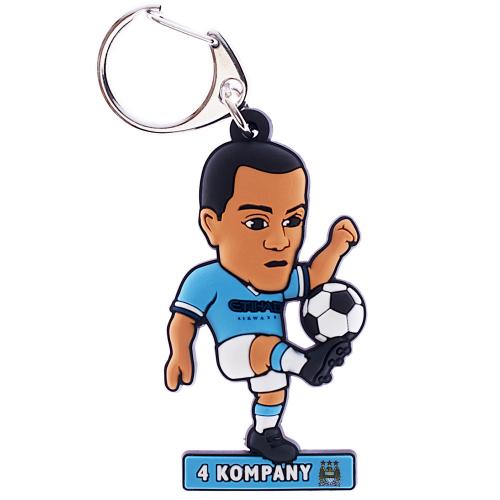 SoccerBuddies Man City พวงกุญแจ PVC แมนซิตี้ Vincent Kompany