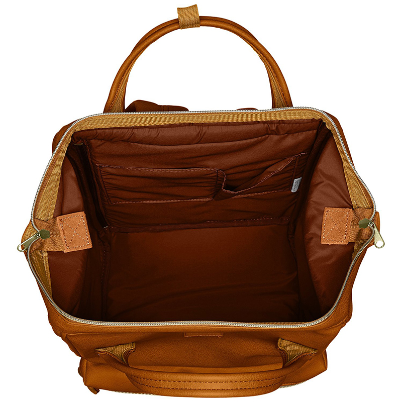 Anello กระเป๋าสะพายหลัง ขนาดมาตราฐาน หนังสี Camel Beige