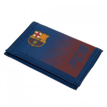 FC Barcelona กระเป๋าสตางค์ บาร์เซโลน่า ผ้าไนล่อน สีแดงสลับน้ำเงิน-1
