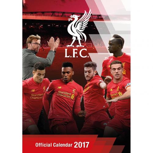 Liverpool FC ปฏิทิน ขนาดA3 ปี 2017 ลิเวอร์พลู-1