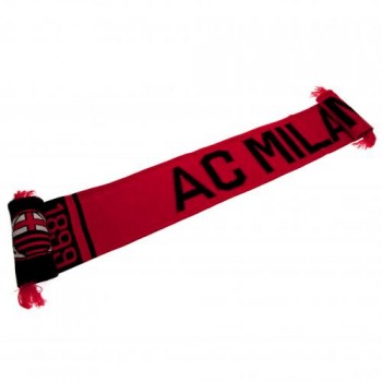 AC Milan ผ้าพันคอ เอซี มิลาน สีแดงดำ-1