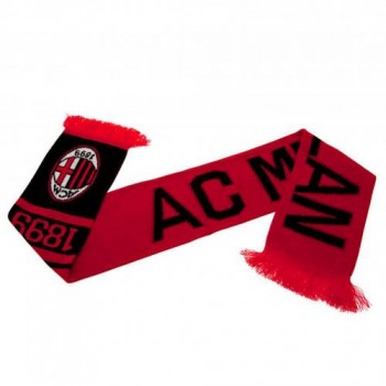 AC Milan ผ้าพันคอ เอซี มิลาน สีแดงดำ-2