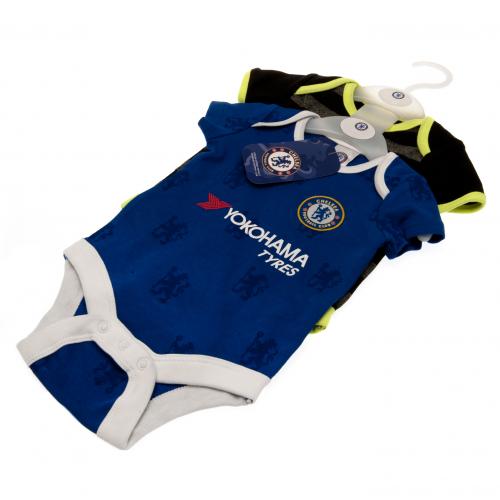Chelsea FC ชุดเด็กทารก เชลซี (2ชุด) สีน้ำเงินและสีดำ-4