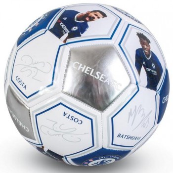 Chelsea ลูกฟุตบอล เชลซี ลายนักฟุตบอลพร้อมลายเซ้นต์-2